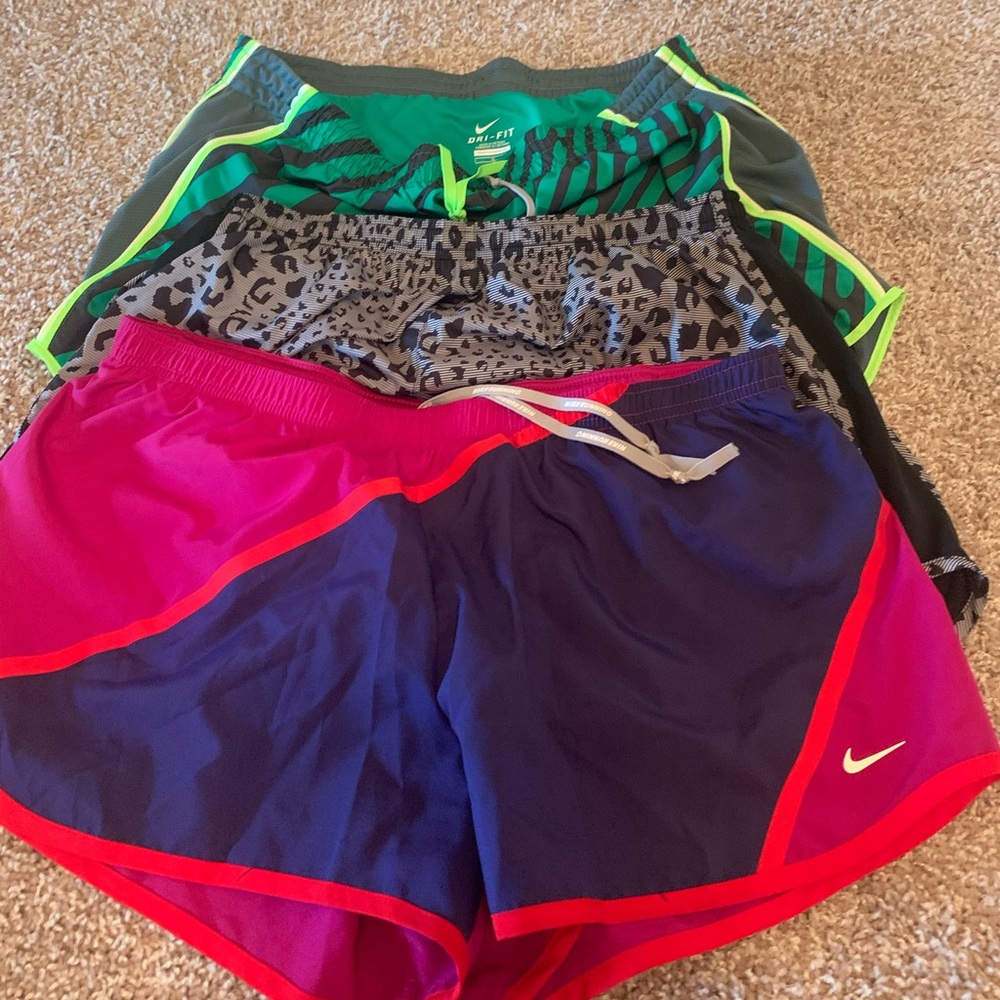 Lot of 3 Nike Dri -Fit Running Shorts